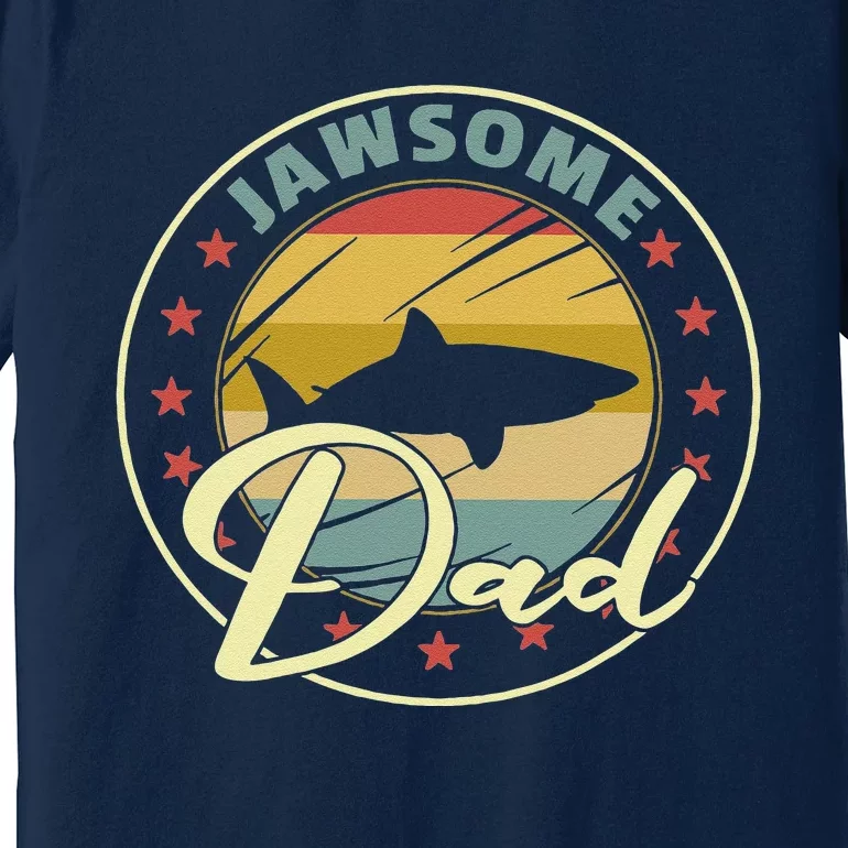 Jawasome Dad Funny Shark Funny Father´s Day Gift Premium T-Shirt