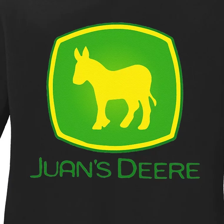 Juan Deere Farmer Gardener Landscaper Funny Ladies Long Sleeve Shirt