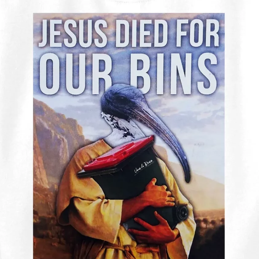 Jesus Died For Our Bins Kids Sweatshirt