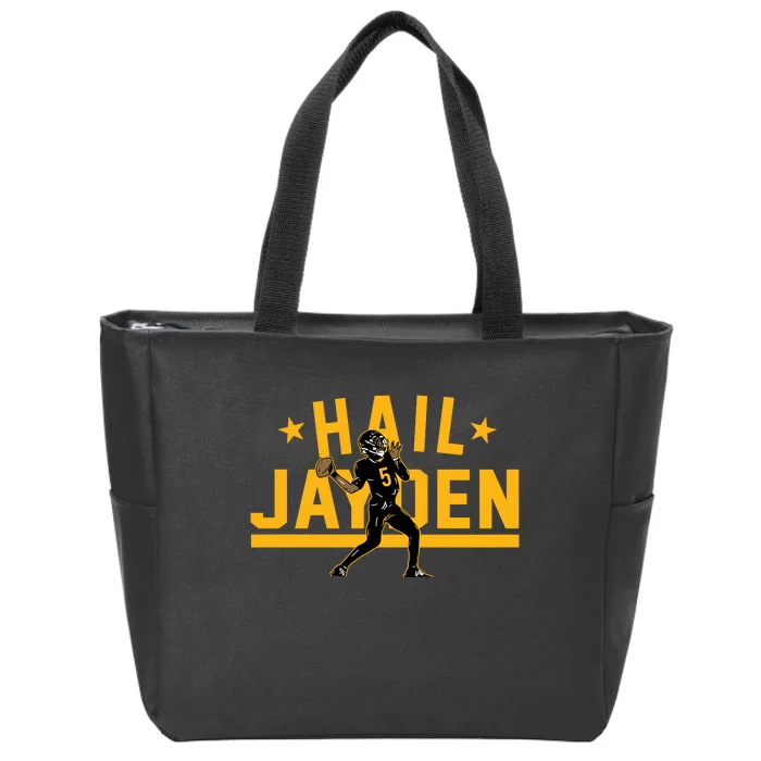 Jayden Daniels Hail Jayden Zip Tote Bag