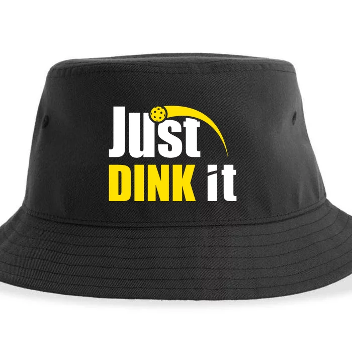 Just Dink It Funny Pickleball Play Pickle Ball Sustainable Bucket Hat