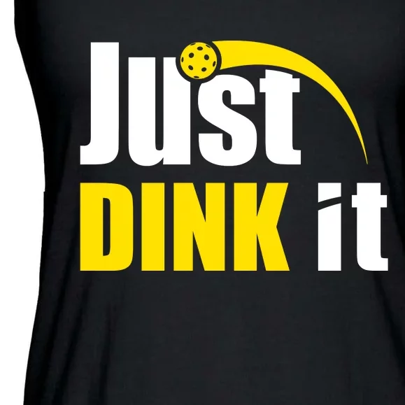 Just Dink It Funny Pickleball Play Pickle Ball Ladies Essential Flowy Tank