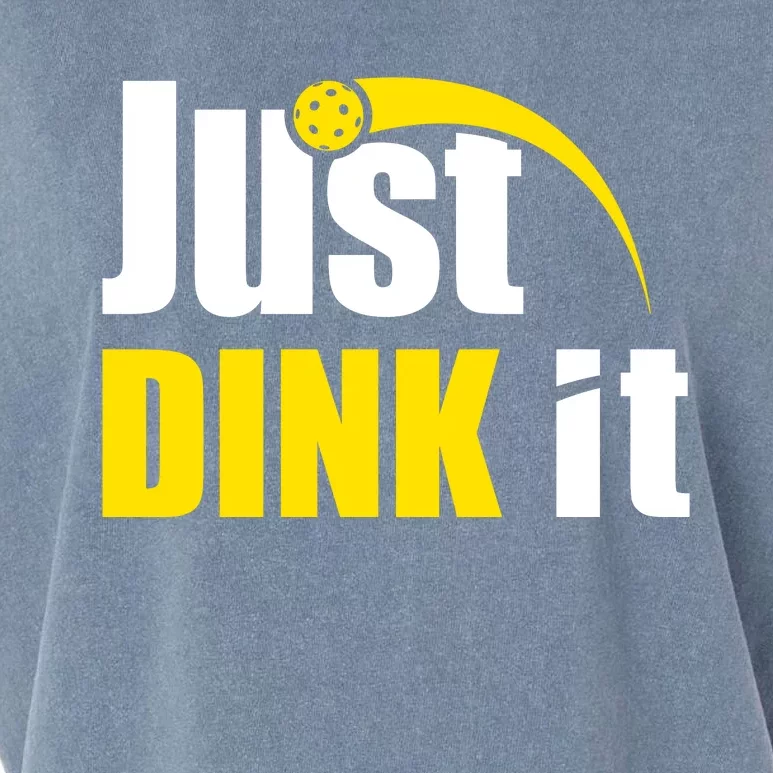 Just Dink It Funny Pickleball Play Pickle Ball Garment-Dyed Women's Muscle Tee