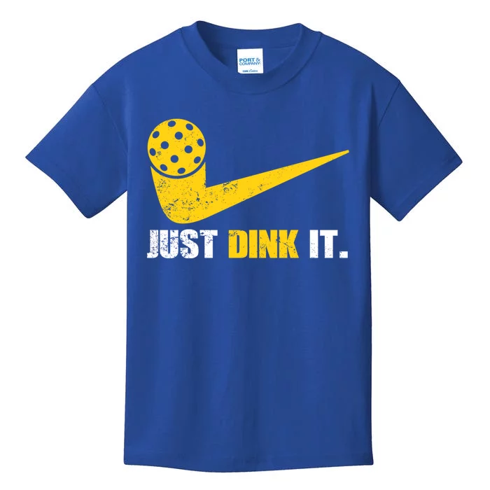 Just Dink It Pickleball Funny Pickleball Player Dink Player Gift Kids T-Shirt