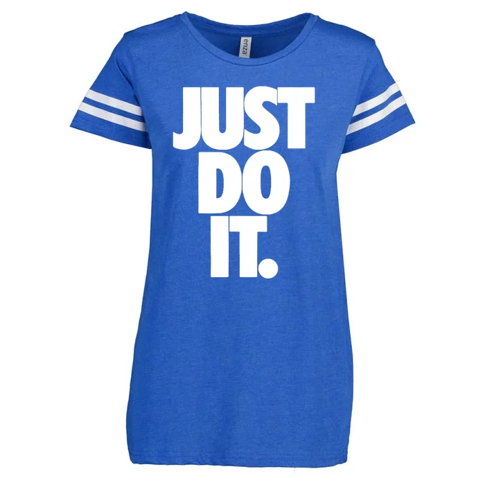 Just Do It Awesome Enza Ladies Jersey Football T-Shirt