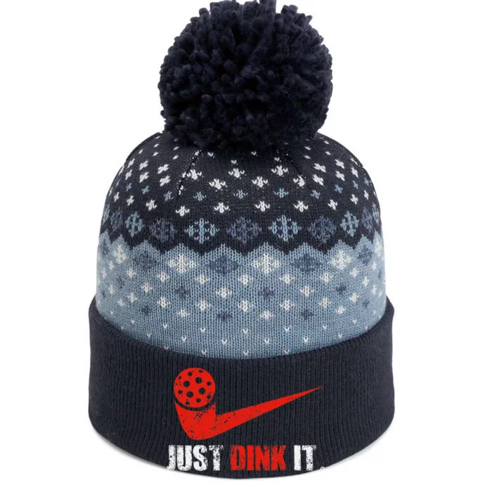 Just Dink It Pickleball Player Fan Gift The Baniff Cuffed Pom Beanie