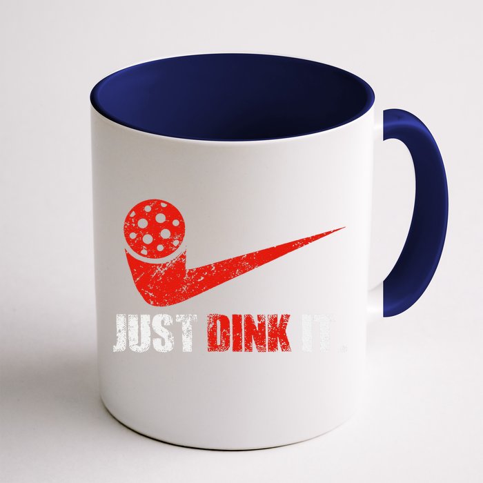 Just Dink It Pickleball Player Fan Gift Front & Back Coffee Mug