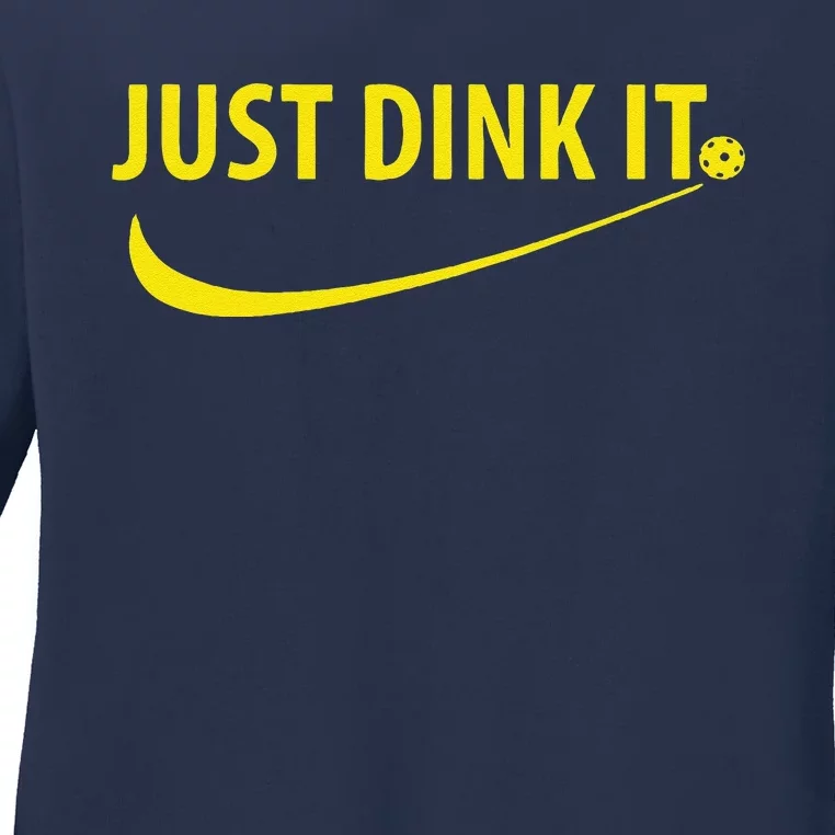 Just Dink It Pickleball Ladies Long Sleeve Shirt