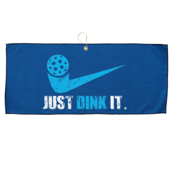 Just Dink It Pickleball Player Fan Gift Large Microfiber Waffle Golf Towel