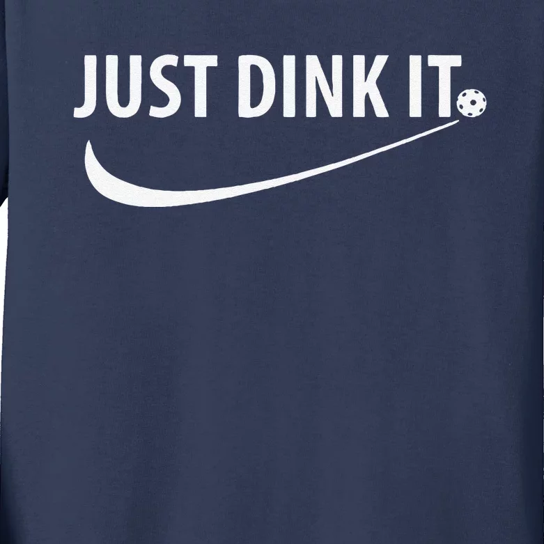 Just Dink It Pickleball Kids Long Sleeve Shirt