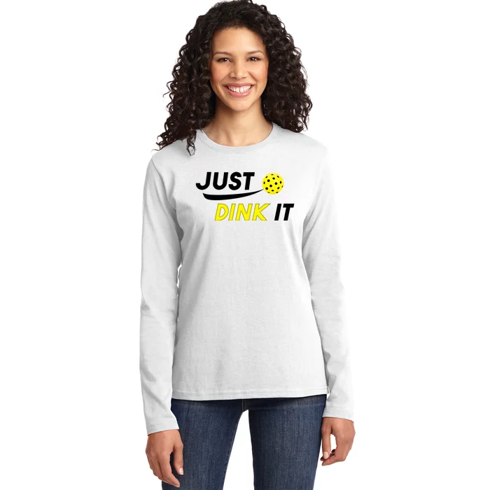 Just Dink It Pickleball Ladies Long Sleeve Shirt