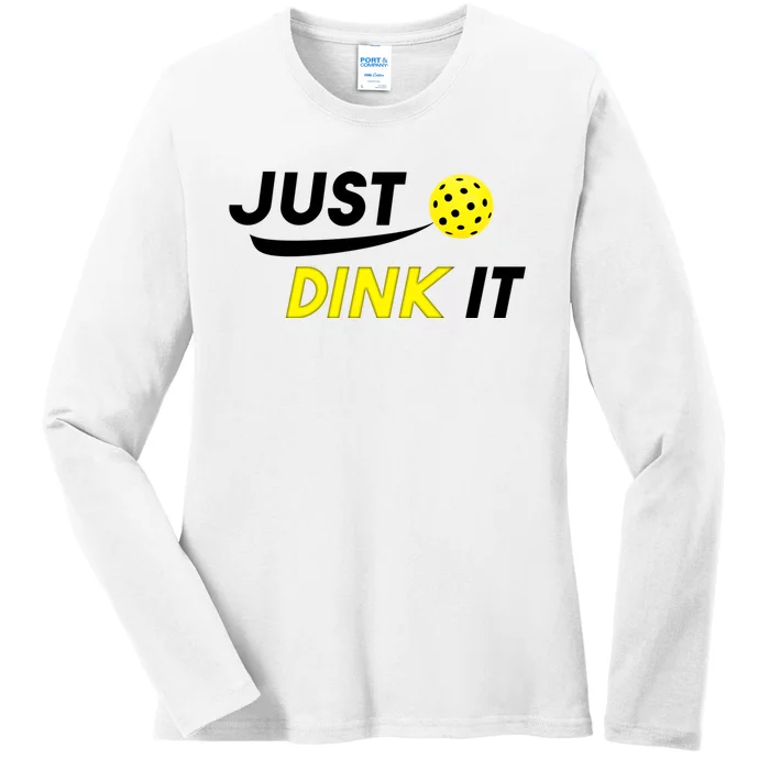 Just Dink It Pickleball Ladies Long Sleeve Shirt