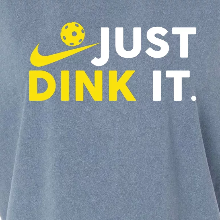 Just Dink It Funny Pickleball Play Pickle Ball Garment-Dyed Women's Muscle Tee