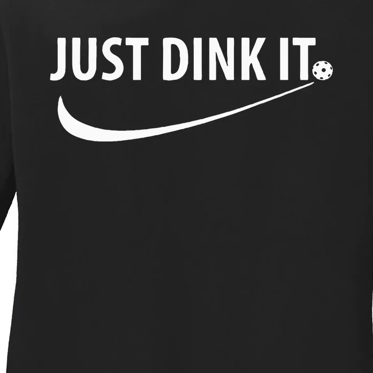 Just Dink It Pickleball Ladies Long Sleeve Shirt