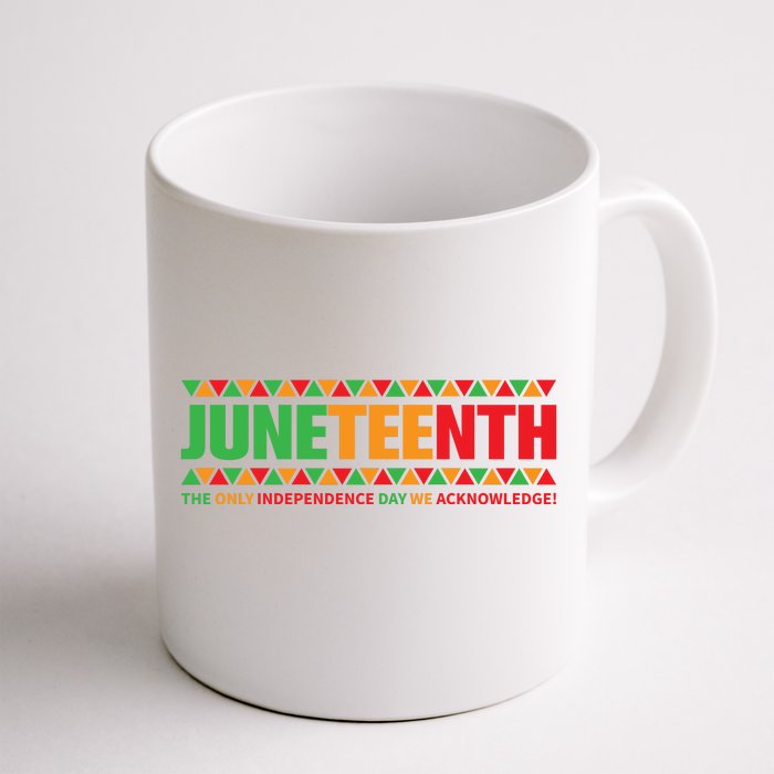 Juneteenth Day Independence Celebrating Black Freedom 1865 Front & Back Coffee Mug