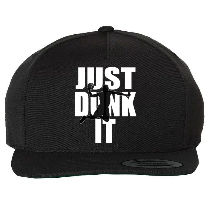 Just Dunk It Wool Snapback Cap