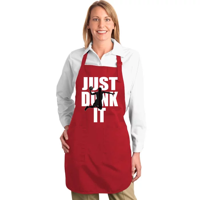 Just Dunk It Full-Length Apron With Pocket