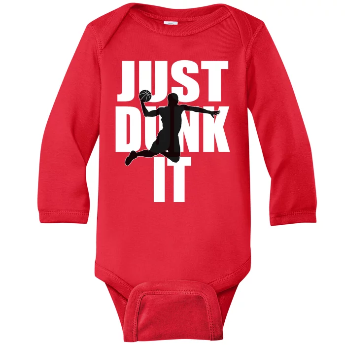 Just Dunk It Baby Long Sleeve Bodysuit