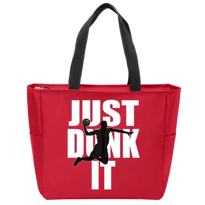 Just Dunk It Zip Tote Bag