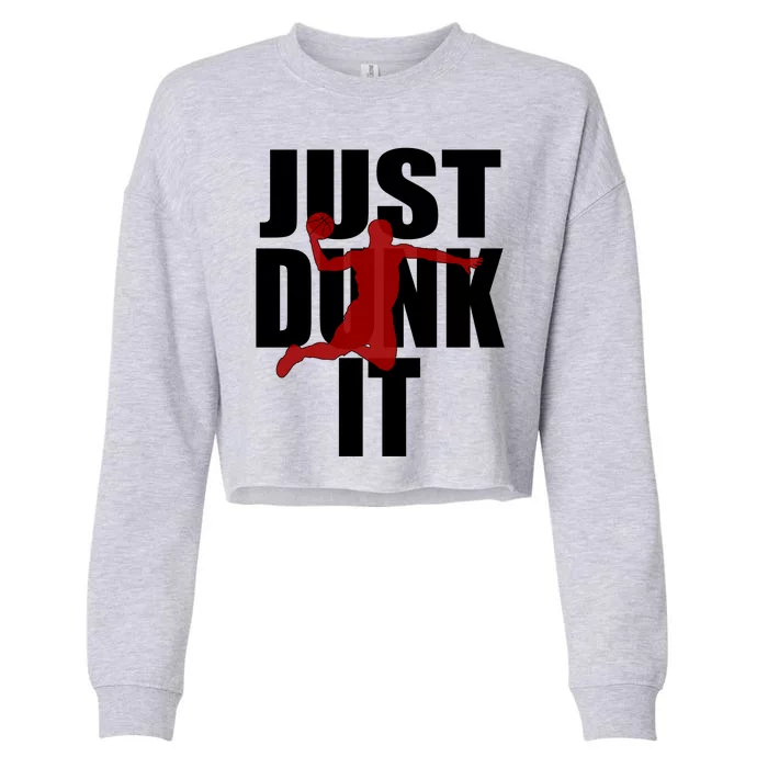 Just Dunk It Cropped Pullover Crew