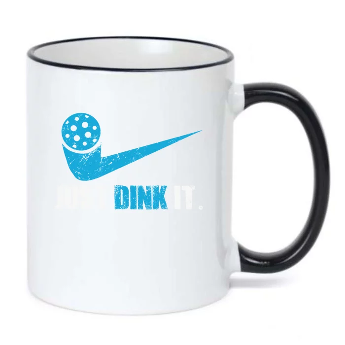 Just Dink It Pickleball Player Fan Gift Black Color Changing Mug