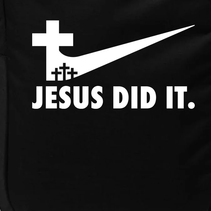 Jesus Did It Cross Impact Tech Backpack