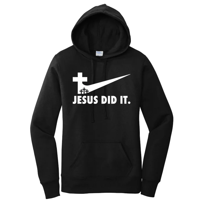 Jesus Did It Cross Women's Pullover Hoodie