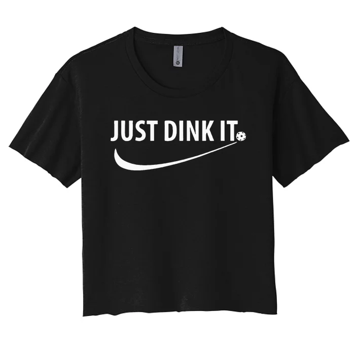 Just Dink It Pickleball Women's Crop Top Tee