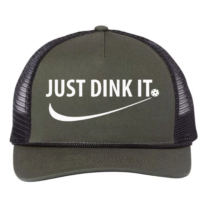 Just Dink It Pickleball Retro Rope Trucker Hat Cap