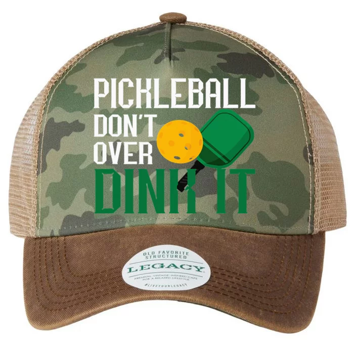 Just Dink It Pickleball Player Fan Gift Legacy Tie Dye Trucker Hat