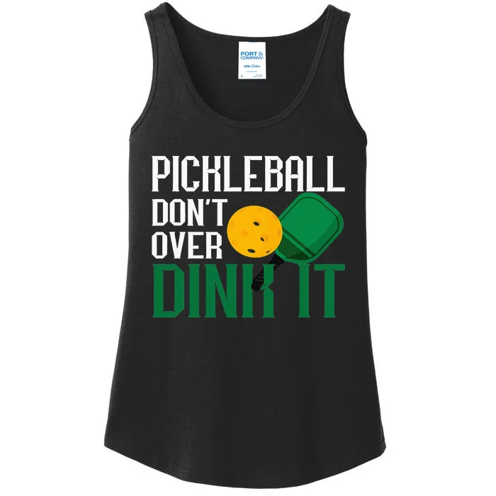 Just Dink It Pickleball Player Fan Gift Ladies Essential Tank