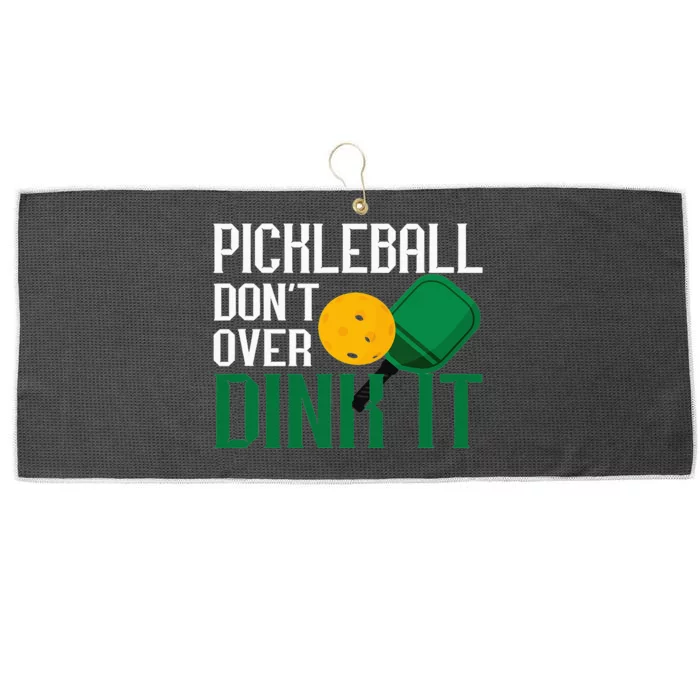 Just Dink It Pickleball Player Fan Gift Large Microfiber Waffle Golf Towel