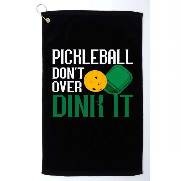 Just Dink It Pickleball Player Fan Gift Platinum Collection Golf Towel