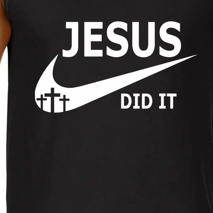 Jesus Did It Faith Cross Christian Comfort Colors® Tank Top