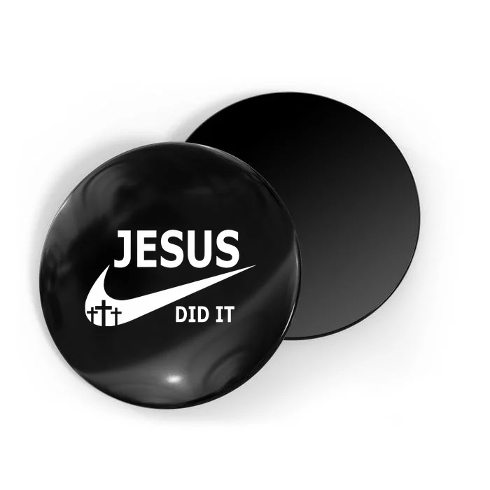 Jesus Did It Faith Cross Christian Magnet