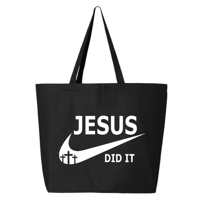 Jesus Did It Faith Cross Christian 25L Jumbo Tote