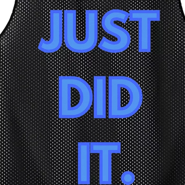 Just Did It Mesh Reversible Basketball Jersey Tank