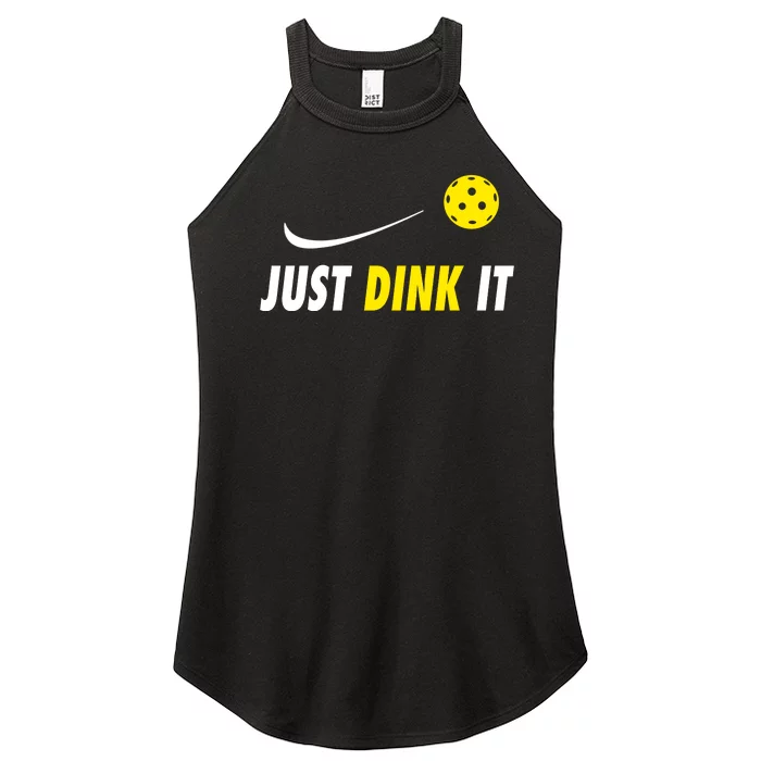 Just Dink It Funny Pickleball Women’s Perfect Tri Rocker Tank