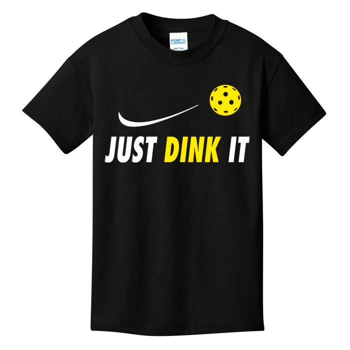 Just Dink It Funny Pickleball Kids T-Shirt