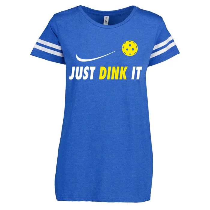 Just Dink It Funny Pickleball Enza Ladies Jersey Football T-Shirt