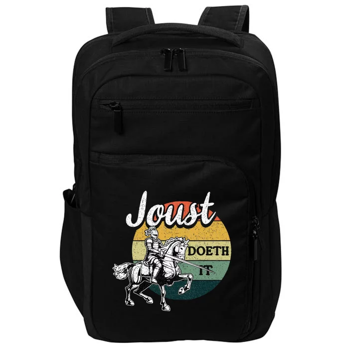 Joust Do It Jousting Knight Renaissance Festival Medieval Impact Tech Backpack