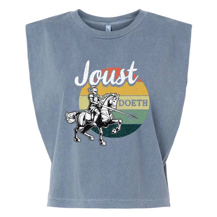 Joust Do It Jousting Knight Renaissance Festival Medieval Garment-Dyed Women's Muscle Tee