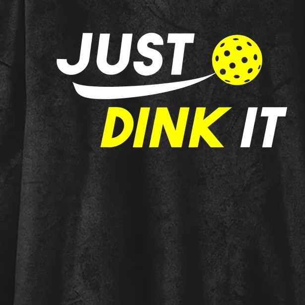 Just Dink It Pickleball Hooded Wearable Blanket