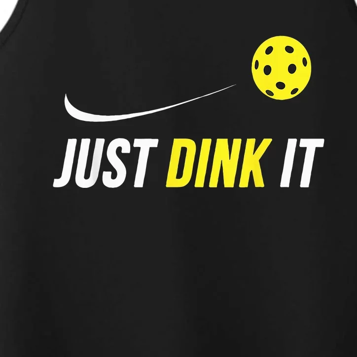 Just Dink It Funny Pickleball Performance Tank