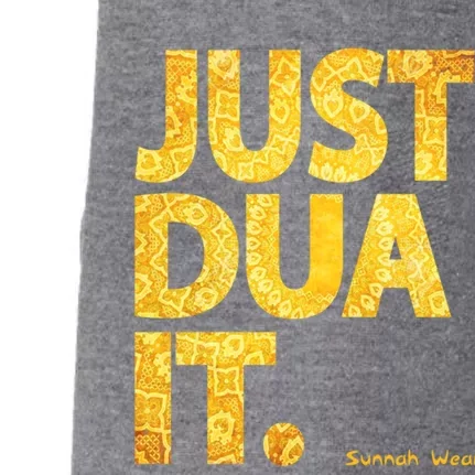 Just Dua It Islamic Muslim Gold Edition Great Gift Doggie 3-End Fleece Hoodie