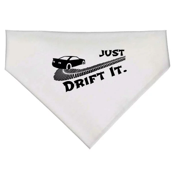 Just Drift It Auto Racing Import Tuner Motorsports Funny Gift USA-Made Doggie Bandana