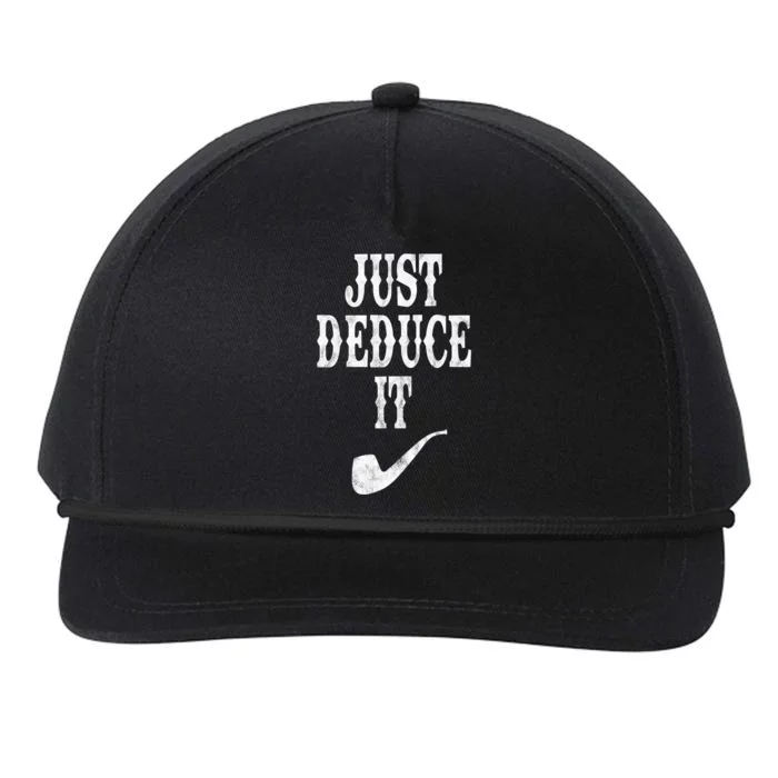 Just Deduce It Funny Retro Snapback Five-Panel Rope Hat