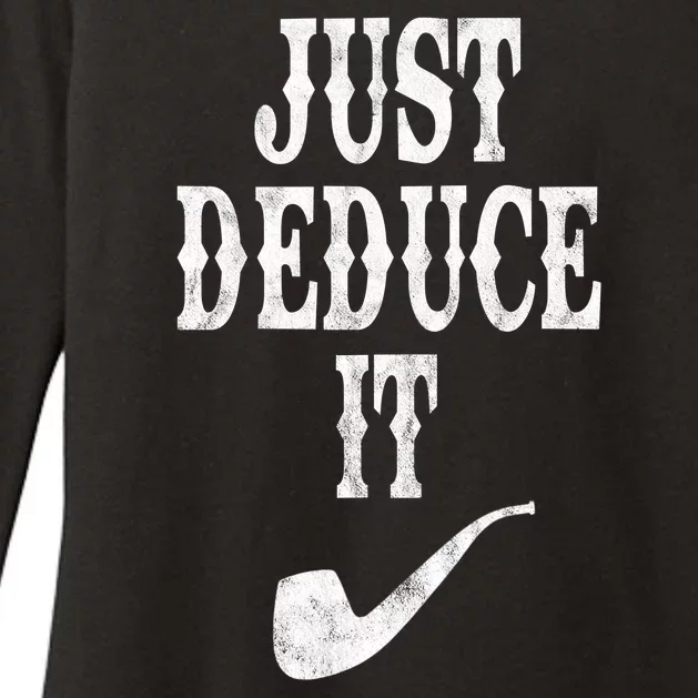 Just Deduce It Funny Retro Womens CVC Long Sleeve Shirt