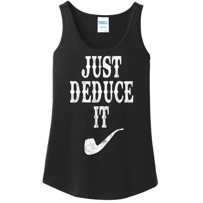 Just Deduce It Funny Retro Ladies Essential Tank