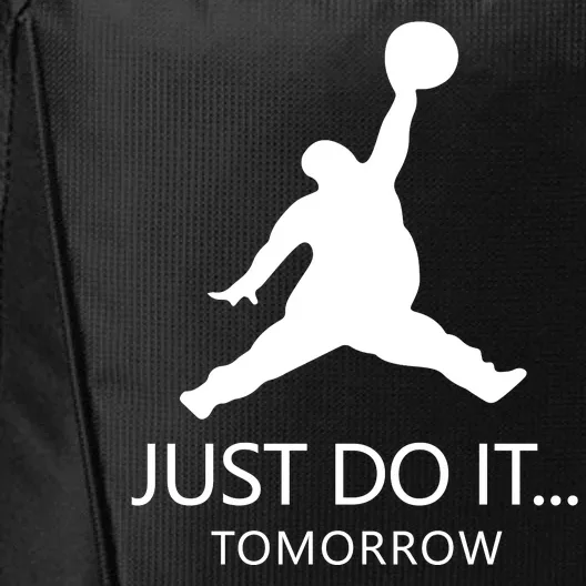 Just Do It Tomorrow Parody City Backpack